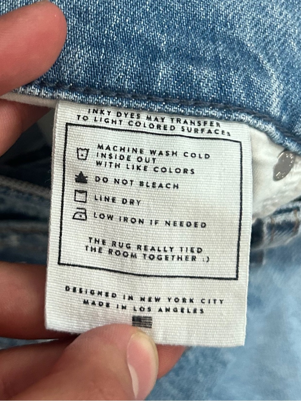 AYR The Secret Sauce Wide Leg Distressed Jeans Size 31 Made In LA - Picture 5 of 7
